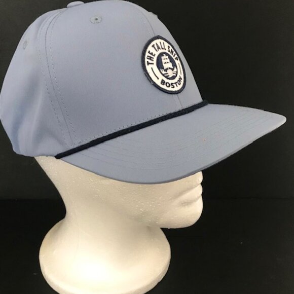THE TALL SHIP BOSTON MASSACHUSETTS OYSTER BAR SOUVENIR BLUISH-GRAY BASEBALL CAP - Picture 3 of 9